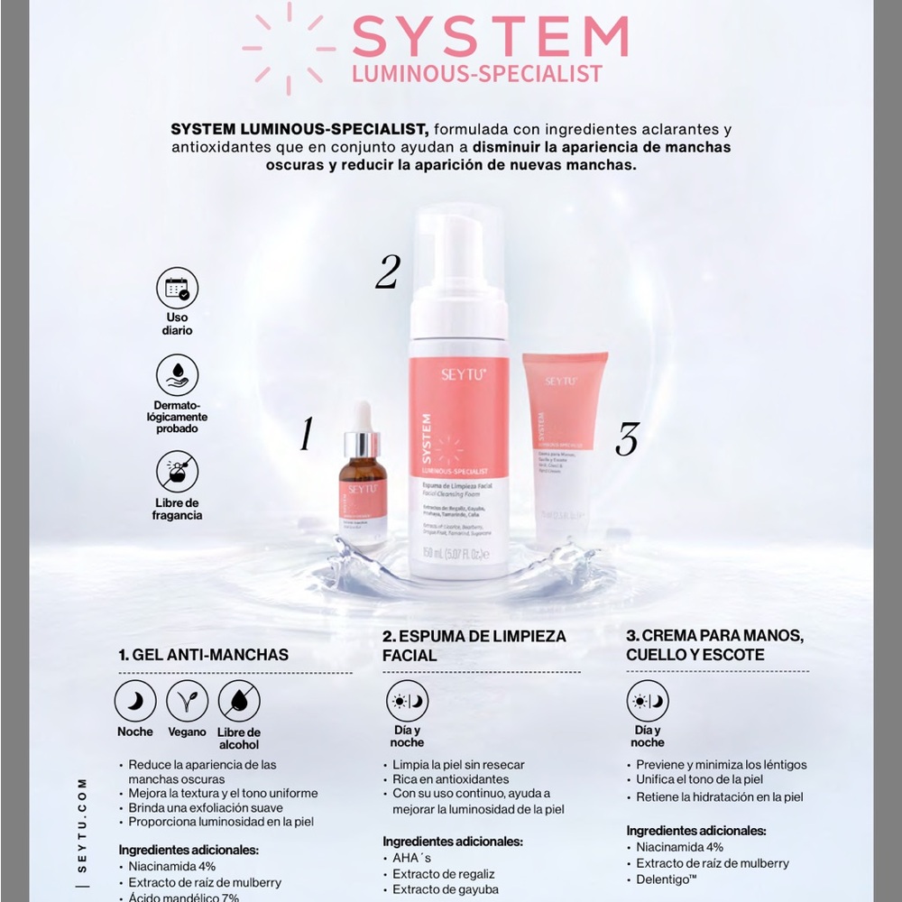 Luminous-Specialist Skincare Set -  Organic Dark Spot Kit treatment